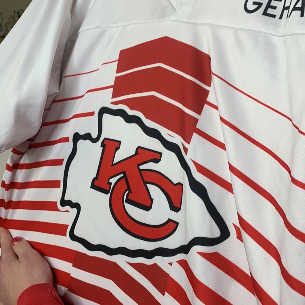 KC Chiefs Reversible Flag Football Adult Sz Small
Jersey Red/White Kansas City - Picture 4 of 16